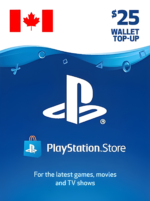 PlayStation Network Gift Card 25 CAD - PSN Canada